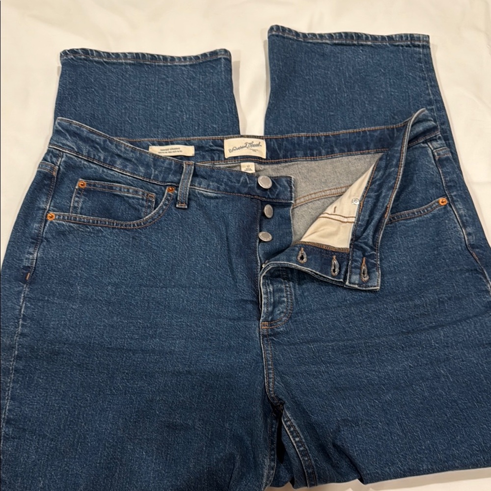 Universal Thread High Rise Blue Jeans with Timeless Indigo Wash